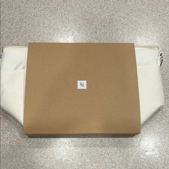 Nespresso Cream and Tan Cooler Bag -New! - Picture 2 of 4